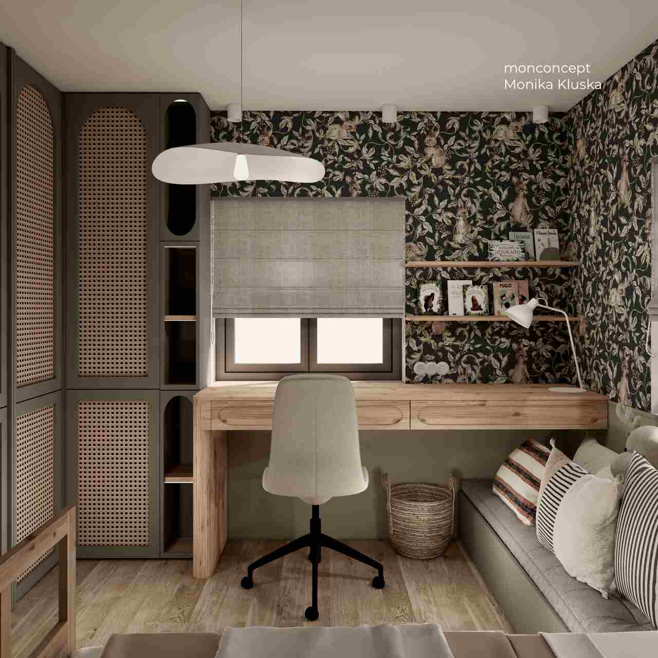 MIESZKANIE 79 m2 wizualizacja_pokój dziecka_monconcept